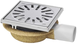Aquaberg - 4016 Vloerput met 1 aansluiting 4016Ras