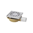 Aquaberg - 4016 Vloerput met 1 aansluiting 4016Ras