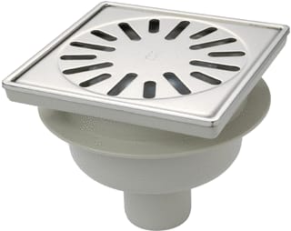 Aquaberg - 4215 Vloerput met 1 aansluiting 4215R-316