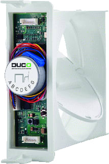 Duco - DucoBox Focus Regelklep rond luchtkanaal Co2 Regelklep 75 M3/U