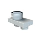 Cox Geelen - CoxDENS Rookgas/luchttoevoercollector Pp/Alu Adapter 100/150