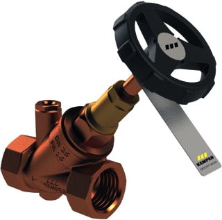 Kemper - WESER Klepafsluiter Klepafsl Dn50 Bidr +Stp