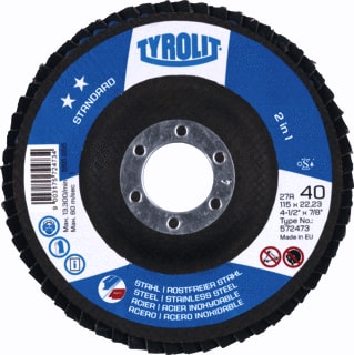 Tyrolit - STANDARD 2in1 Slijpschijf lamelsch za80-b 115