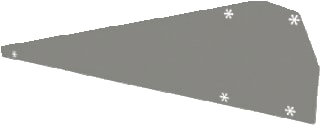 Esdec - FlatFix Fusion Zonnepaneel verbind.- en bev. elem. flat winddeflector links