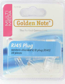 Golden Note - Modulaire connector Steker 8/8 100% Afgeschermd