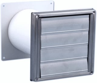 Nedco - Ventilatiekap rond luchtkanaal Lammelenrstr D150Mm 4Lam