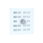 Nedco - Schuifrooster Schfrooster 16X16 Cm Wit