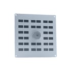 Nedco - Schuifrooster 200X200 Wit