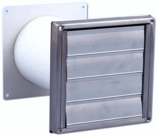 Nedco - Ventilatiekap rond luchtkanaal Lamellenrstr 100Mm