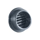 Nedco - Ventilatiekap rond luchtkanaal Buitenrstr Kraag D125 Rvs