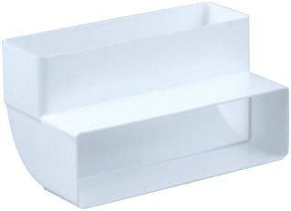 Nedco - Rechthoekig luchtkanaal Hoekstuk 204X60Mm