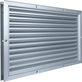 Nedco - Overstroomrooster Deurrooster 545X345Mm Ano