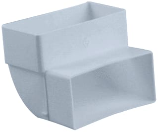 Nedco - Bocht rechthoekig luchtkanaal Hoekstuk 110X54 90Gr