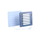Nedco - Schuifrooster Ventset 160X160 Wit/Blank
