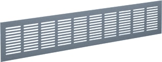Nedco - Lamellenrooster Plintrster 400X100Mm Alu