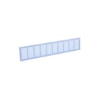 Nedco - Lamellenrooster Plintrster 500X100Mm Wit