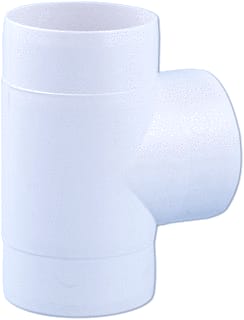 Nedco - T en Y-stuk rond luchtkanaal T-Stuk 125 90Gr Wit