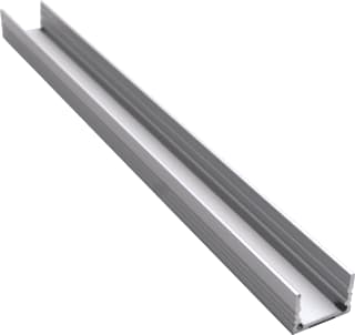 OneEightyOne - LED Profielen Toebeh./onderdelen lichtslang/-band Alu Profiel Laag 1M