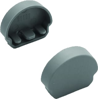 OneEightyOne - LED Profielen Toebeh./onderdelen lichtslang/-band Prof Eindkap Halfrond