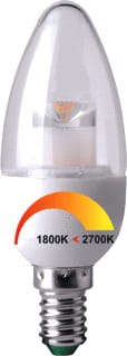 Megaman - Dim to warm LED-lamp krs dtw 4/25w e14 held