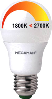 Megaman - LED-lamp a65 dtw 10,5/60w e27