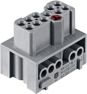 Harting - Contactblok v rechthoekige connect. 19410102701
