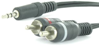Golden Note - Geconfectioneerde AV-kabel 3,5Mm Klink-Steker 5M