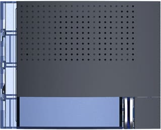 Legrand - VAN GEEL Eindschot wandgoot/zuil eindschot 110x63 zink