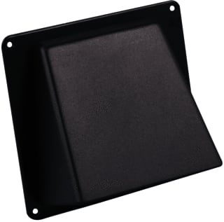 Nedco - Ventilatiekap rond luchtkanaal Schuine Kap 100Mm Bruin