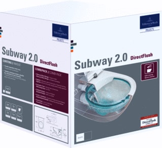 Villeroy & Boch - Subway 2.0 Closet Sub2 Combipack
