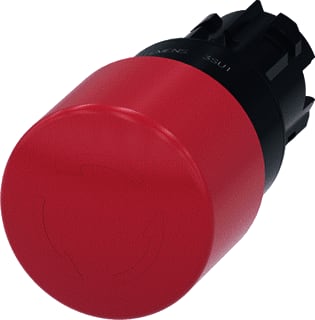 Siemens - Drukknop frontelement (paddestoel) Emerg Stop Pad Pushb 30M