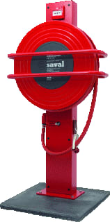 Saval - Deco Mont-/aansluitset brandslanghaspel Console Cpl Ral3000