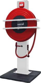 Saval - Deco Mont-/aansluitset brandslanghaspel console deco cpl ral9010