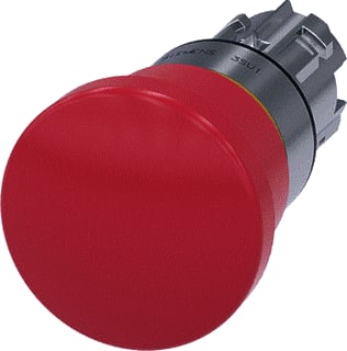Siemens - Drukknop frontelement (paddestoel) Emerg Stop Pad Pushb 40M