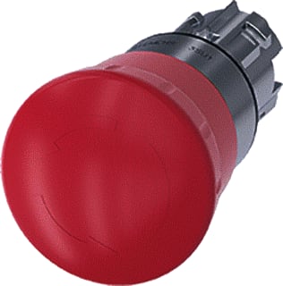 Siemens - Drukknop frontelement (paddestoel) Emerg Stop Pad Pushb 40M