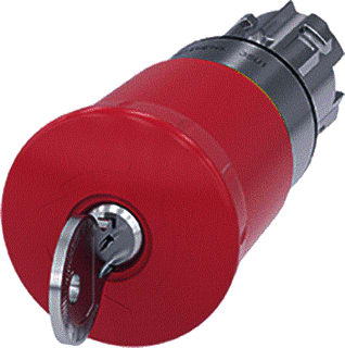 Siemens - Drukknop frontelement (paddestoel) emerg stop pad pushb 40m