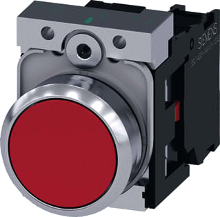 Siemens - Drukknop 3Su1150-0Ab20-1Ca0