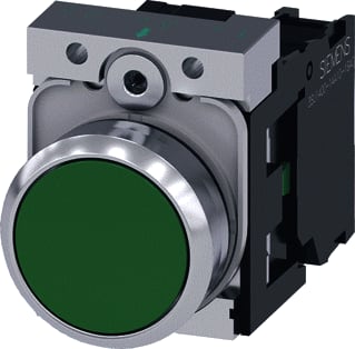 Siemens - Drukknop 3Su1150-0Ab40-1Ba0