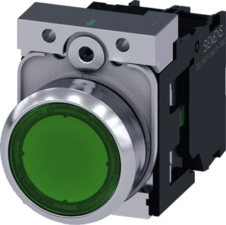 Siemens - Drukknop 3Su1152-0Ab40-1Ba0