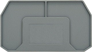 Siemens - Eindplaat rijgklem eindpl 8wh9000-3ua00