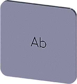 Siemens - Tekstschild vr drukknop/signaallamp tekstld 3su19000af810ae0