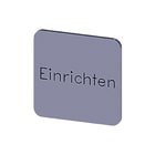 Siemens - Tekstschild vr drukknop/signaallamp tekstld 3su19000af810ar0
