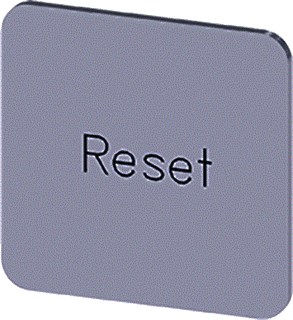 Siemens - Tekstschild vr drukknop/signaallamp Tekstld 3Su19000Af810Du0