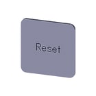 Siemens - Tekstschild vr drukknop/signaallamp Tekstld 3Su19000Af810Du0
