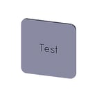 Siemens - Tekstschild vr drukknop/signaallamp tekstld 3su19000af810dv0