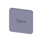 Siemens - Tekstschild vr drukknop/signaallamp tekstld 3su19000af810dw0