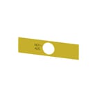 Siemens - Tekstschild vr drukknop/signaallamp  3su1900-0be31-0as0