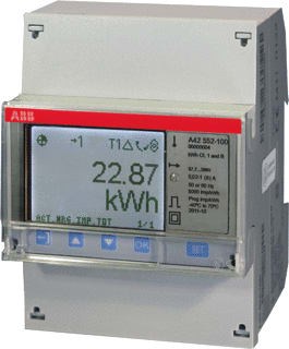 ABB - System pro M compact A42 Elektriciteitsmeter kwh 1f indirect 6a klass c