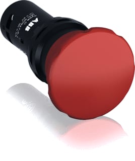 ABB - Compact Drukknop 1No+1Nc Rood