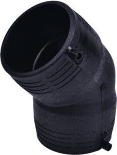 Wavin - Fitting met 2 aansluitingen pe100 lu el laskn 45 180